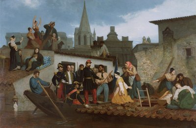 Napoleon III Visiting Flood Victims of Tarascon by William Adolphe Bouguereau